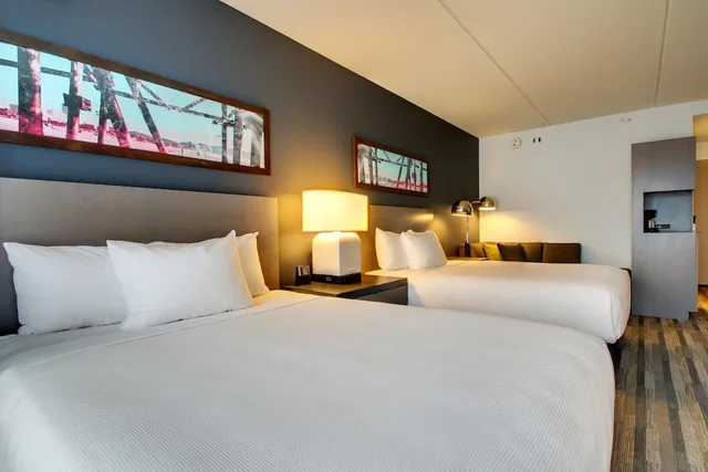 غرفة قياسية بسريرين كوين، Hyatt House Chicago/Evanston 4/7