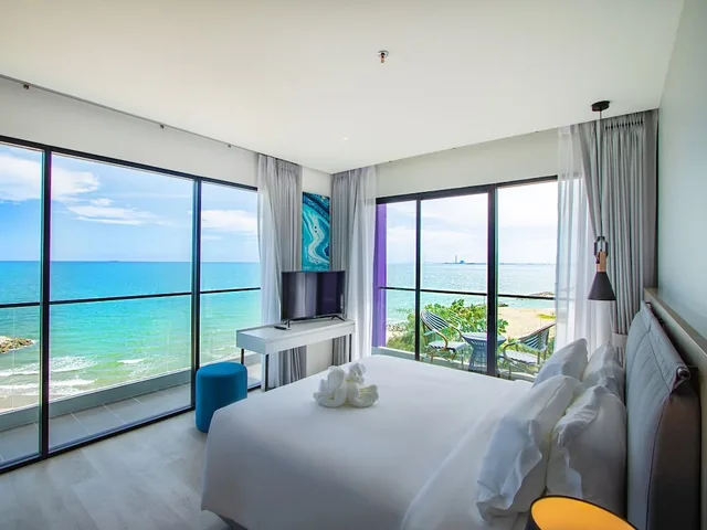 جناح تنفيذي بسرير كينج بإطلالة على البحر، Fortune Saeng Chan Beach Rayong 2/10