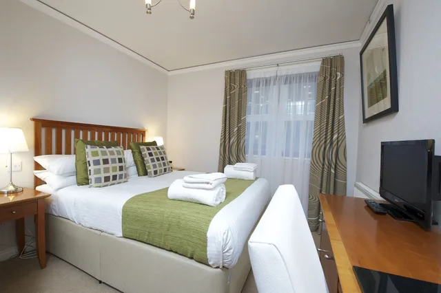 City, Studio, Double Bed, Kitchen، The Knight Residence by Mansley Serviced Apartments 1/3