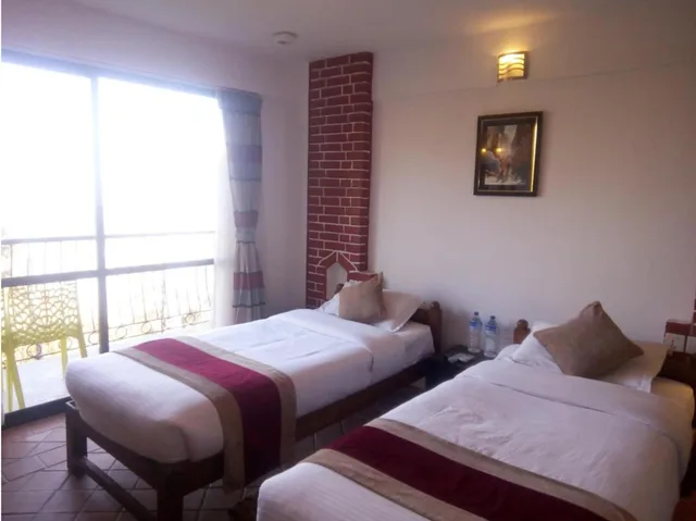 غرفة ديلوكس بسريرين منفصلين وسرير كينج، Hotel Himalayan Villa Pvt Ltd 6/10