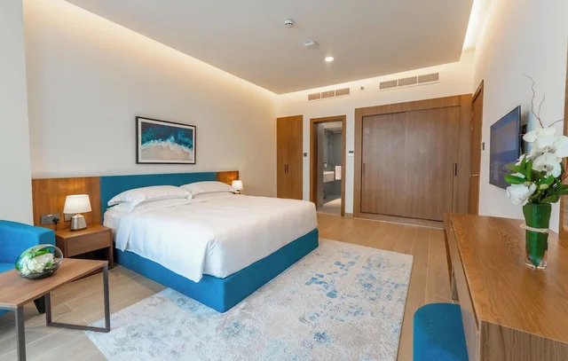 شقة بسرير كينج بغرفة نوم واحدة، Beach Bay Hotel Mirfa, Edge by Rotana 3/7