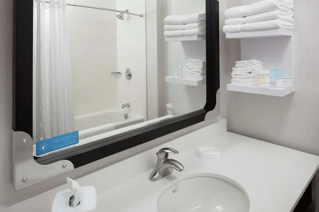 استوديو بسرير كينج مع أريكة لذوي الإعاقة، Hampton Inn and Suites Teaneck Glenpointe, NJ 4/4
