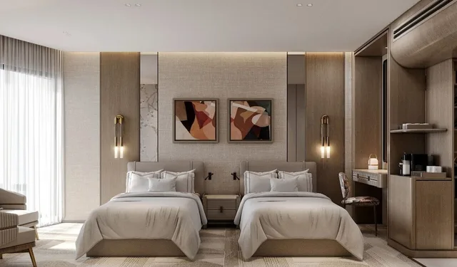 Royal, Elite, King Bed, Lateral Side Nile View, Sonesta St George Hotel 3/9