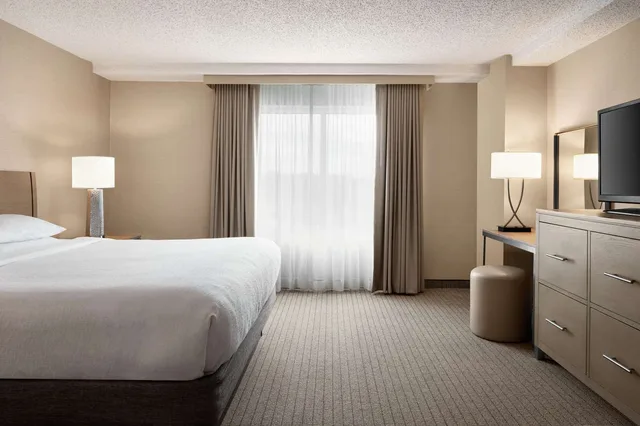 جناح بسرير كينج بحوض استحمام لذوي الإعاقة، Embassy Suites by Hilton Cleveland Rockside 3/6
