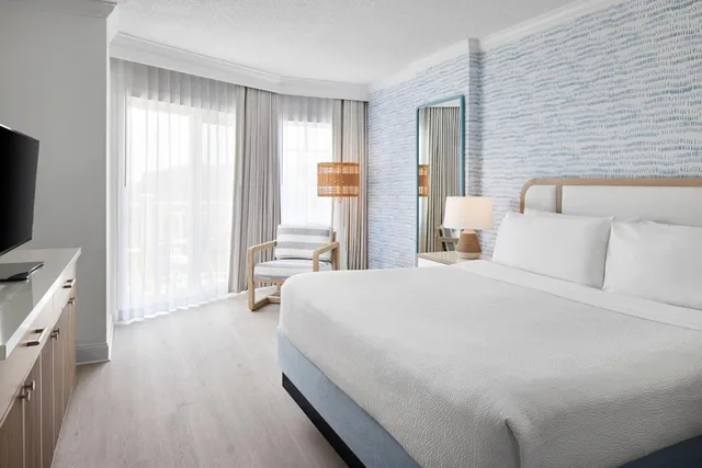 جناح استوديو بسرير كينج بشرفة، Bethany Beach Ocean Suites Residence Inn 1/2