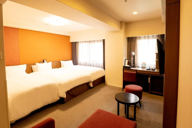 Semi Room, Hollywood, Triple, Single Bed, 2 Semi Double Beds، RICHMOND HOTEL KAGOSHIMA KINSEICHO 2/3