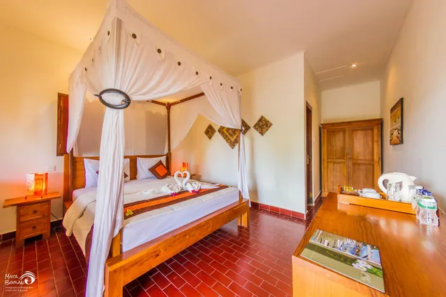غرفة ديلوكس بسرير مزدوج بإطلالة على المسبح، Rama Shinta Hotel 7/10