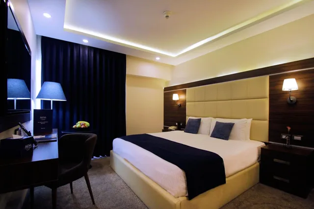غرفة ديلوكس بسرير مزدوج، MENA Tyche Hotel Amman 4/10
