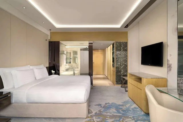 غرفة ديلوكس مفردة بإطلالة على النهر، Kempinski Hotel Beijing Yansha centre 1/1