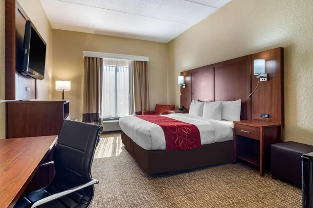 غرفة بسرير مزدوج، Comfort Suites Woodstock - Atlanta North 3/4