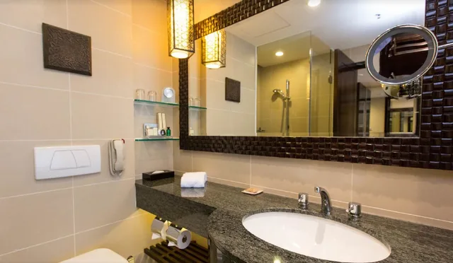 غرفة كلوب بسريرين منفصلين بإطلالة على البحر، SHANGRI-LA TANJUNG ARU, KOTA KINABALU 6/7