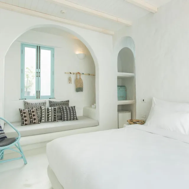 غرفة بسرير مزدوج بشرفة، Resort de Paskani 6/9