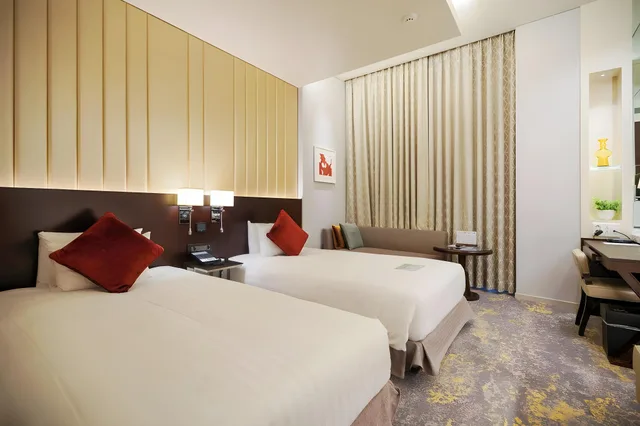 غرفة تنفيذية بسريرين منفصلين بإطلالة على المدينة، Solaria Nishitetsu Hotel Seoul Myeongdong 2/2