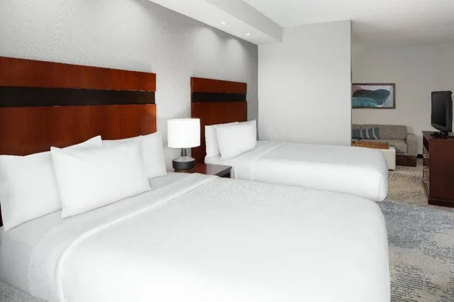 جناح بسريرين كوين مع سرير سحّاب إضافي مع أريكة لذوي الإعاقة، Springhill Suites Pigeon Forge 2/7