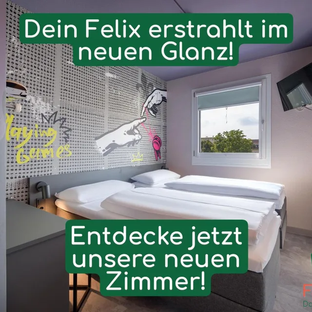غرفة بسريرين منفصلين، Felix Hotel Darmstadt 10/10