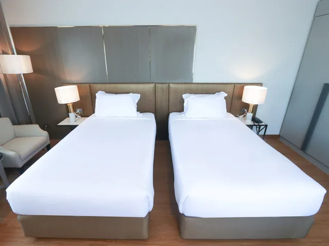 غرفة بانورامية بسريرين منفصلين بإطلالة على النهر، Fortune River View Nakhon Phanom 3/5