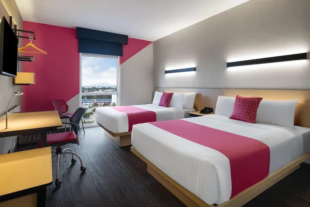 غرفة قياسية بسريرين مزدوجين، Hotel MX mas cuautitlan Izcalli, Trademark by Wyndham 2/10