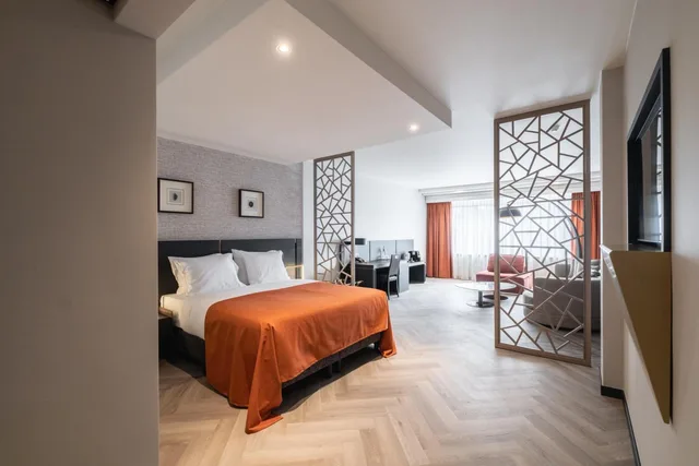 جناح جونيور بسرير كينج بإطلالة على المدينة، TOP CityLine Hotel Hyllit 2/10