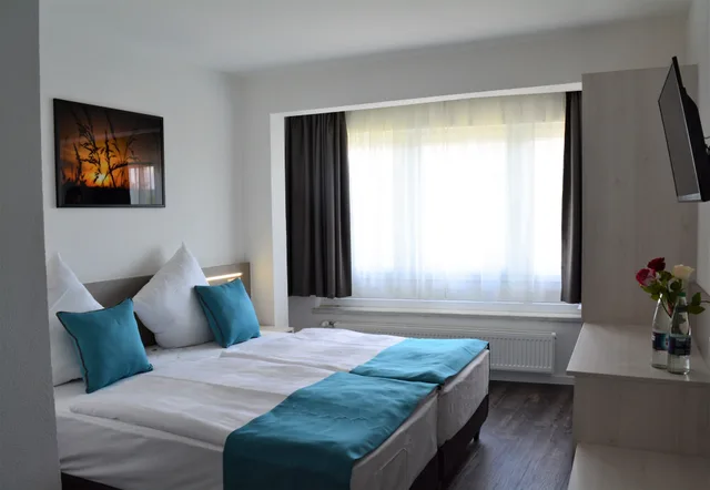غرفة ديلوكس بسريرين منفصلين، Hotel BaWu 2/5