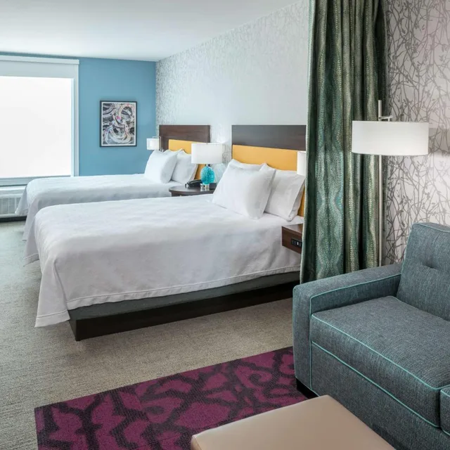 استوديو بسريرين كوين مع أريكة، Home2 Suites By Hilton Fort Worth Cultural District Tx 1/10