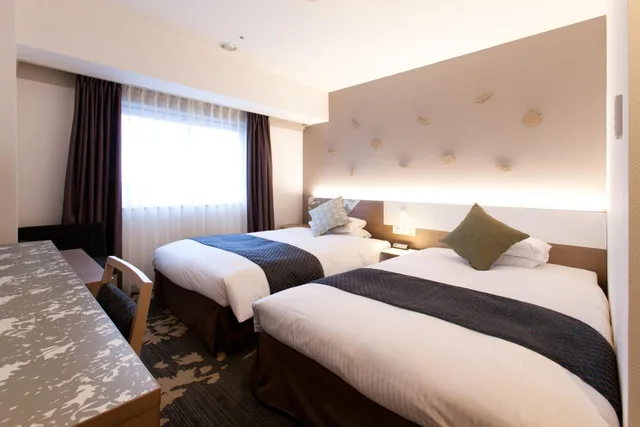 غرفة بسريرين منفصلين للمدخنين، Toyama Excel Hotel Tokyu 5/10