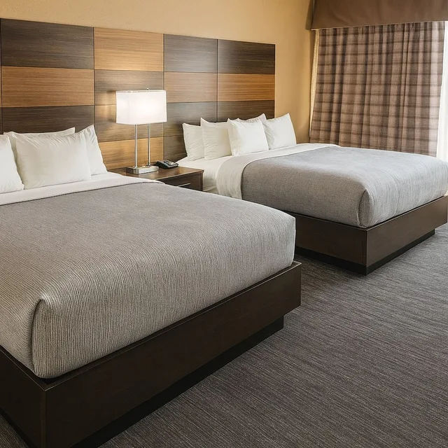 غرفة قياسية بسريرين كوين، Quality Inn And Conference Center Richmond, IN 3/10