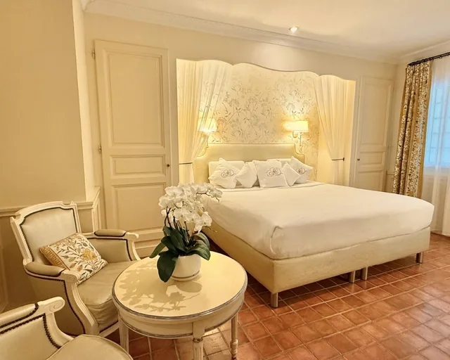 غرفة سوبيريور ديلوكس بشرفة في الطابق الأرضي، Auberge de Cassagne & Spa 1/2