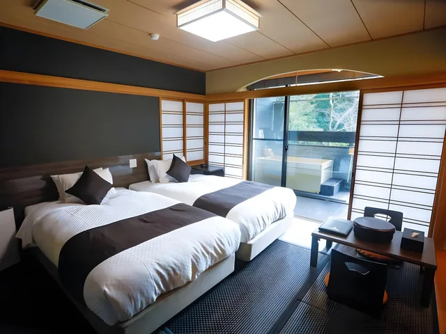 Japanese, Modern, Twin Beds, Outdoor Bath, Smoking، Livemax Resort Okudogo 2/2
