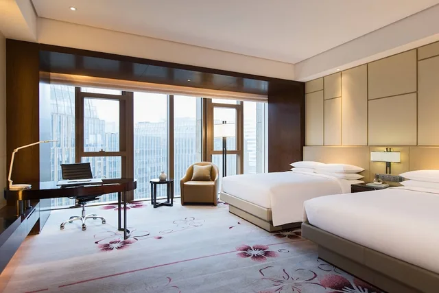 غرفة كلوب بسريرين مزدوجين، Renaissance Nanjing Olympic Centre Hotel 2/3