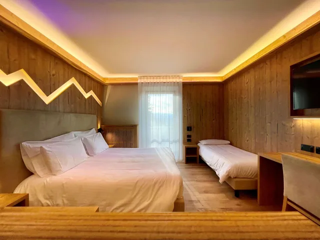 غرفة كومفورت ثلاثية، Hotel Cima Rosetta, WorldHotels Distinctive 2/4