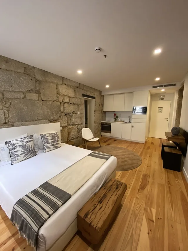 استوديو بسريرين منفصلين بإطلالة على المدينة، Porto River Hotel Apartamentos 3/5