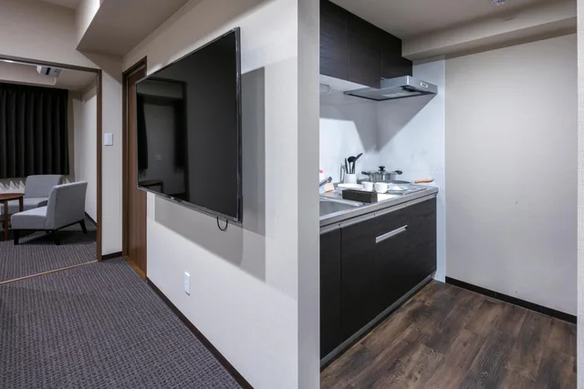 جناح ديلوكس بسرير كوين، Randor Residential Hotel Kyoto Suites 9/10