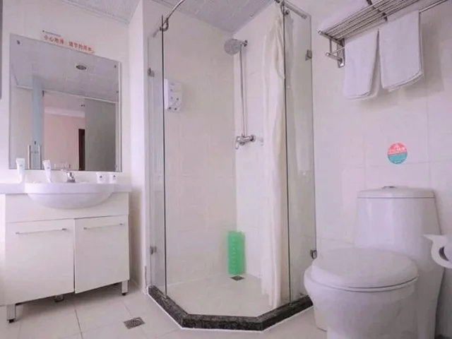 غرفة بسريرين منفصلين، GreenTree Inn HuaiAn QingPu District Huaihainan Road Express Hotel 2/2