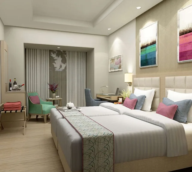 جناح رئاسي بسرير كينج، Golden Sarovar Portico 1/3