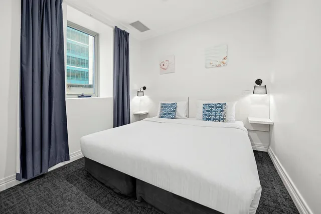 2 Bedrooms, Deluxe, Apartment, Comfort Apartments Melbourne Central 3/9