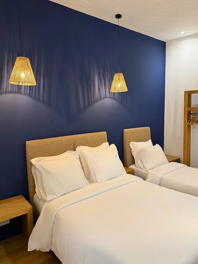 غرفة عائلية بسرير مزدوج وسريرين منفصلين، Hotel De La Mer 9/10