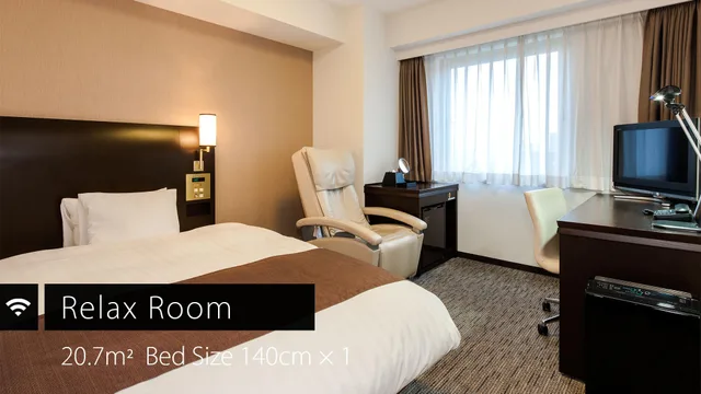 Relaxation, Double Bed, Smoking, Daiwa Roynet Hotel 2/2