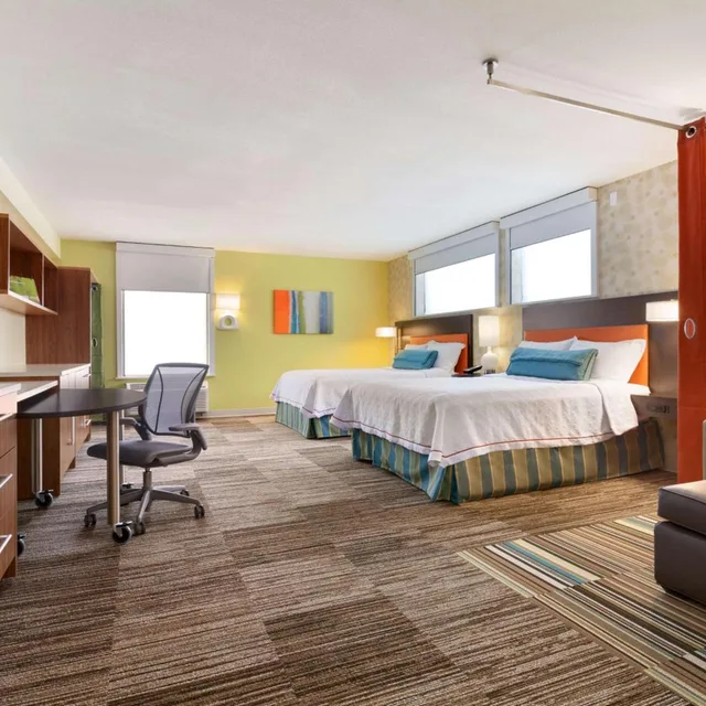 استوديو بسريرين كوين مع أريكة لذوي الإعاقة، Home2 Suites By Hilton Champaign / Urbana Il 2/6