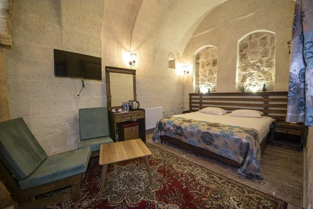 غرفة بسرير كينج بجاكوزي، Cappadocia Caves Hotel 1/10