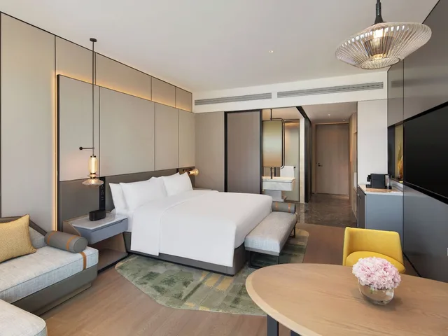 غرفة بسرير كينج لذوي الإعاقة، DoubleTree by Hilton Zhengzhou Airport Aerotropolis 2/4