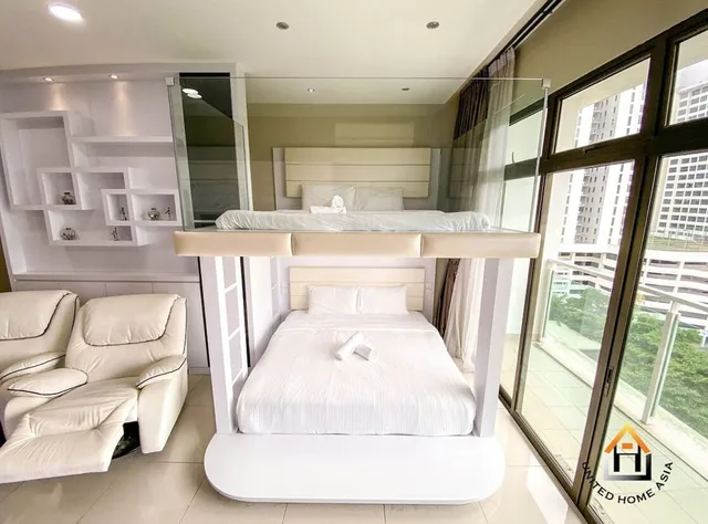 Family, Studio, 2 Queen Beds, Palazio Serviced Apartment 4/9