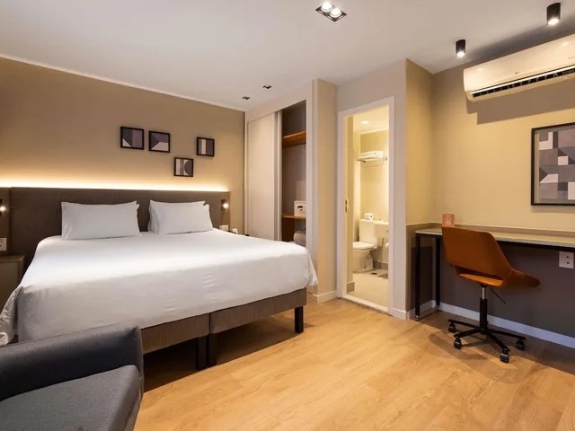 غرفة ديلوكس بسرير مزدوج، Mercure Sao Paulo Vila Olimpia 3/10