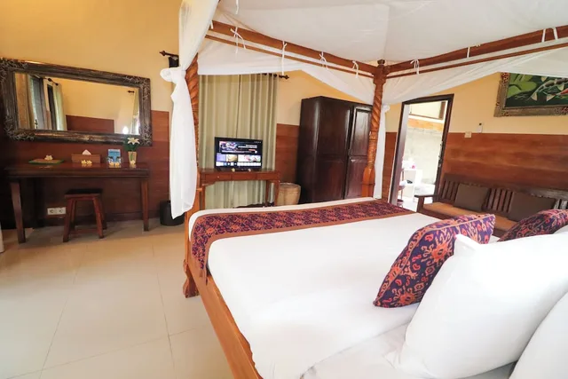 فيلا شهر العسل بسرير كوين بإطلالة على الحديقة، Villa Jj And Spa Ubud 3/10