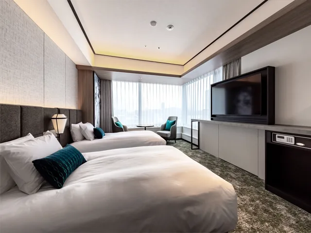غرفة ركنية مفردة بسريرين منفصلين، Solaria Nishitetsu Hotel Sapporo 1/1