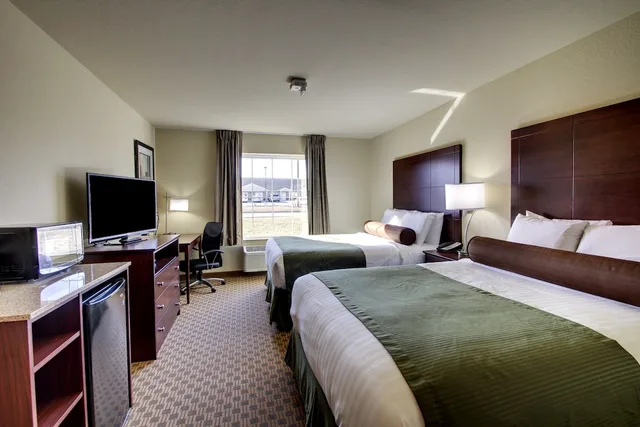 غرفة بسريرين كوين لذوي الإعاقة، Cobblestone Inn Suites Rugby 1/4