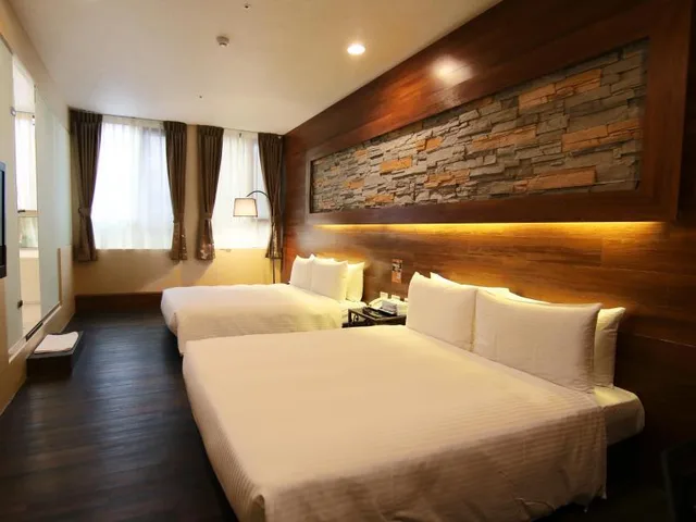 غرفة بسريرين منفصلين، Liho Hotel - Hankou 3/3