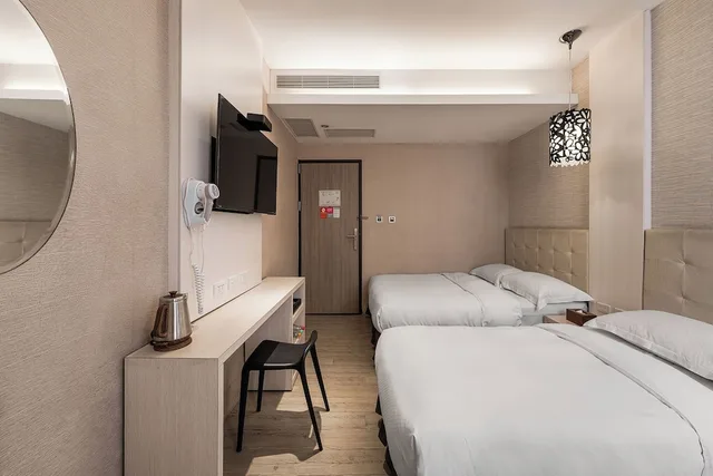 غرفة رباعية بسريرين مزدوجين، The Riverside Hotel Hengchun 3/5