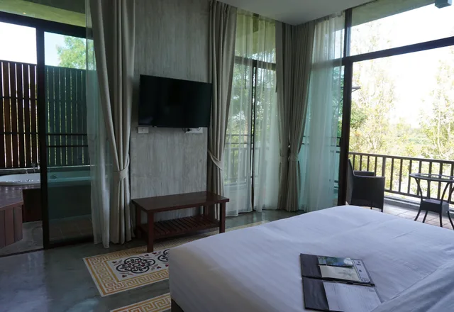 غرفة شهر العسل بسرير كينج، Bansaeo Garden And Resort 5/5