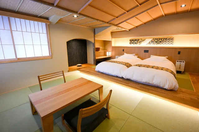 Semi Room, Kinran, Suite, 2 Semi Double Beds، Matsubaya Ryokan 1/2