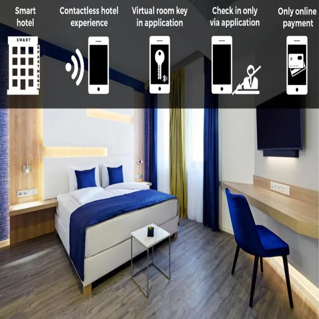 غرفة غراند ديلوكس بسرير كينج، Kvihotel Budapest 4/5